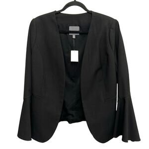 NWT The Limited Black Open Front Suit Jacket
